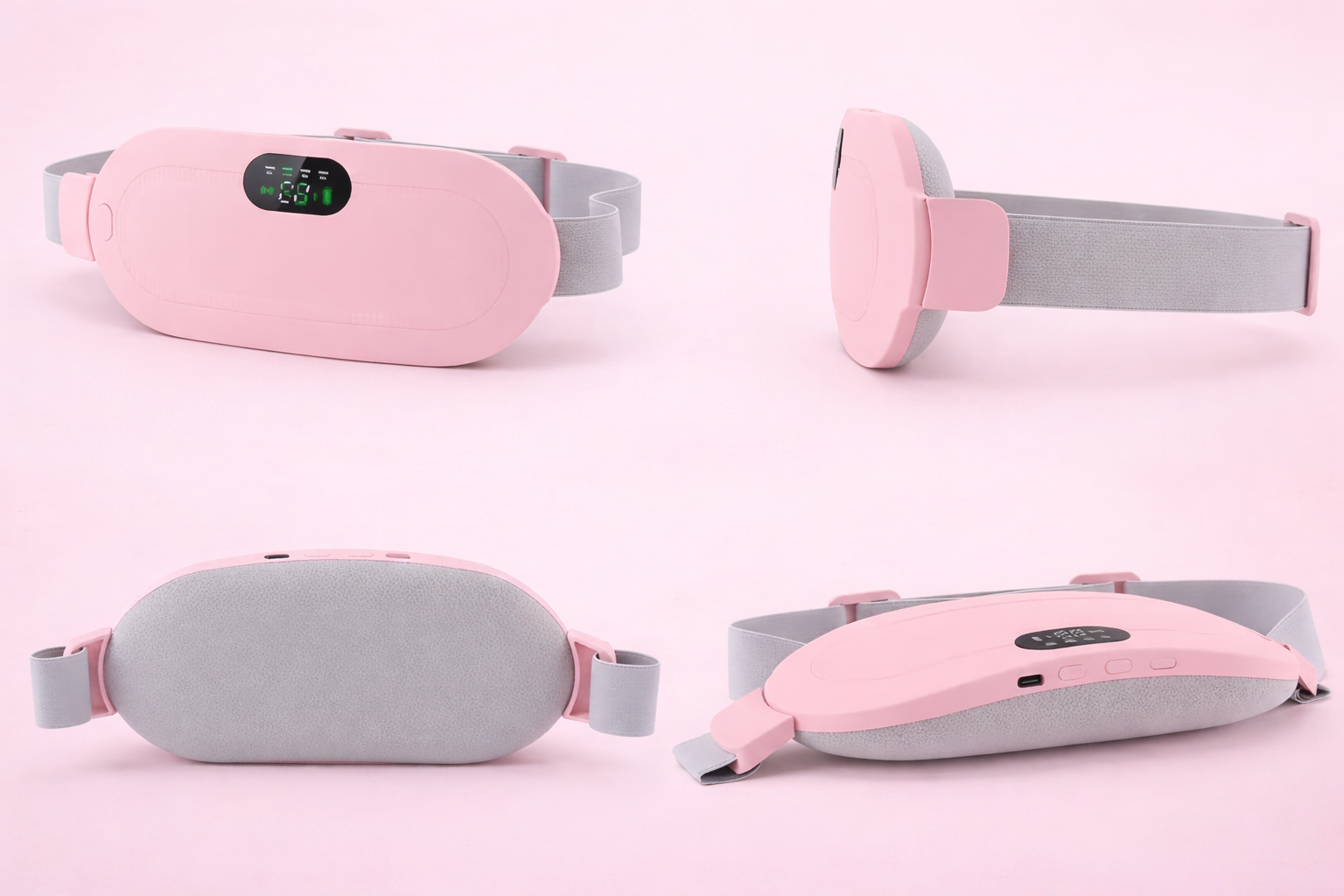 LUNARA™ – Cinturón de Calor y Masaje para Cólicos Menstruales